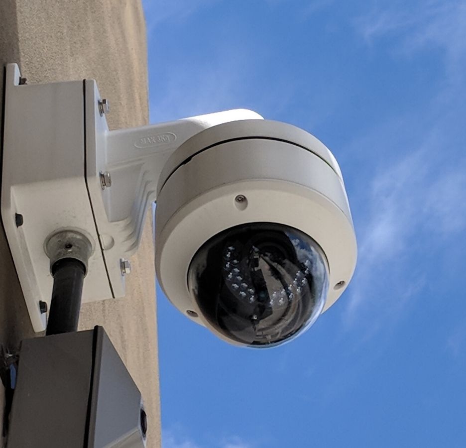 security camera installation